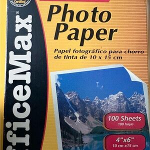 OfficeMax & JetPrint Photo Paper 4"x6"